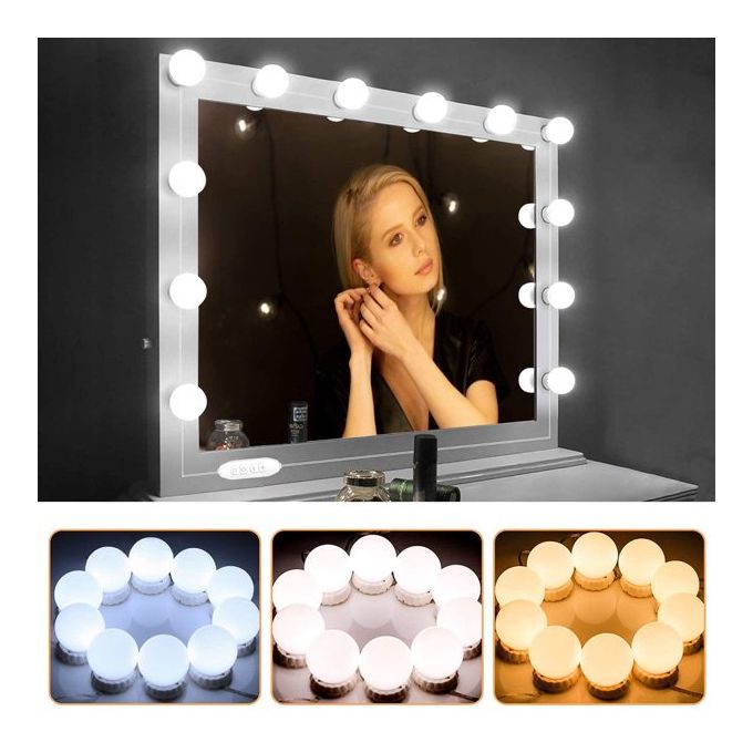 Kit De Lumières De Miroir De Courtoisie à LED Pour Coiffeuse De Maquillage