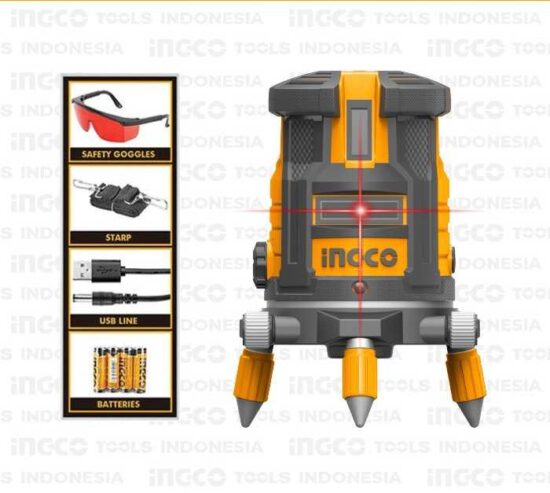 Niveau Laser 4 lignes de projection 30m INGCO