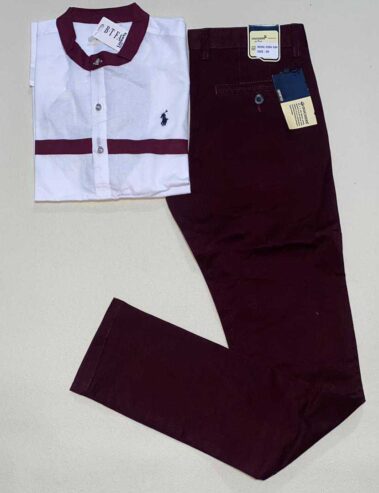 Complets pantalons Dockers et Chemises lin cassé