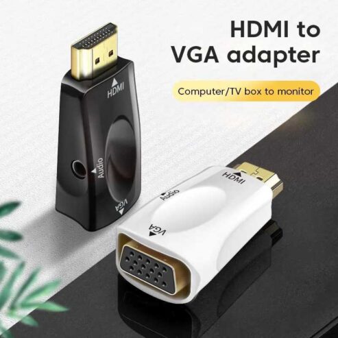 Adaptateur convertisseur mâle vers VGA