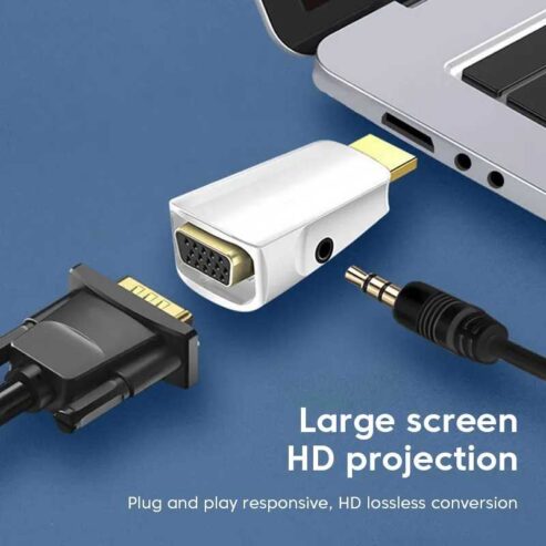 Adaptateur convertisseur mâle vers VGA