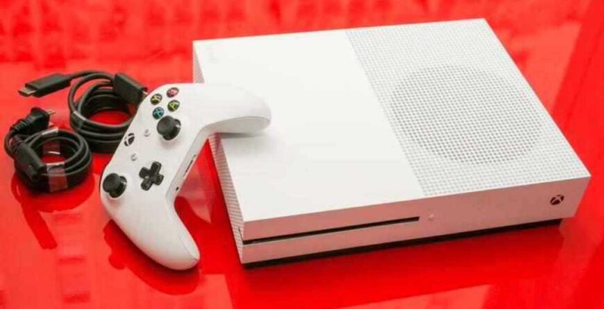 Xbox one S avec les jeux deux manettes et accessoires