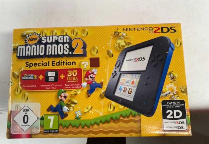 Nintendo 2DS nouveau 20 jeux avec chargeur