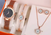 Montre de luxe pour femme disponibles et 4 pièces ensemble de bijoux mode femme monte pour femme,9829