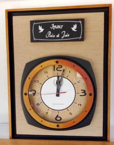 Horloge tableau personnalisable Made In Côte d’Ivoire