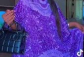 Chic boubou avec foulard disponible