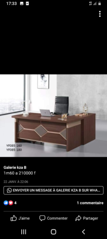 Table de bureau