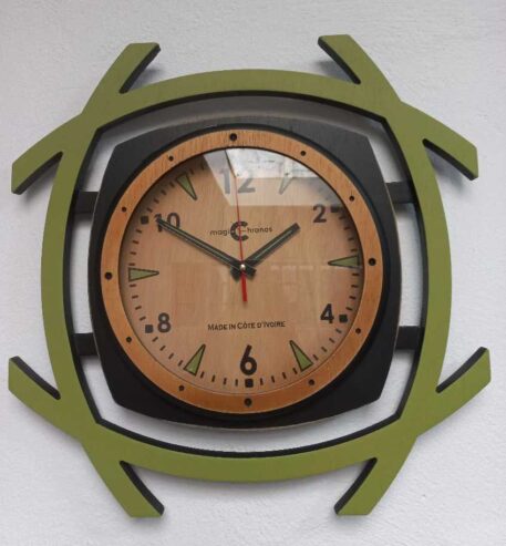 Horloge murale format TL Made In Côte d’Ivoire