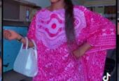 Chic boubou avec foulard disponible