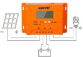 Contrôleur de charge solaire Jarrett 30A 12V/24V contrôleur