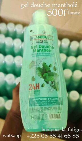 Gel douche mentholé