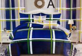 Complet Draps-Taies d’oreillers- rideaux