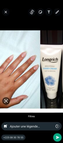 Longrich gamme beauté et Rajeunissant