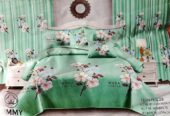 Complet Draps-Taies d’oreillers- rideaux