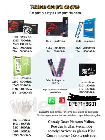 SSD disque dur sata