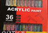 Peinture acrylique 36 tubes de 20ml