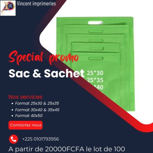 SACS ET SACHETS PUBLICITAIRES PERSONNALISÉS