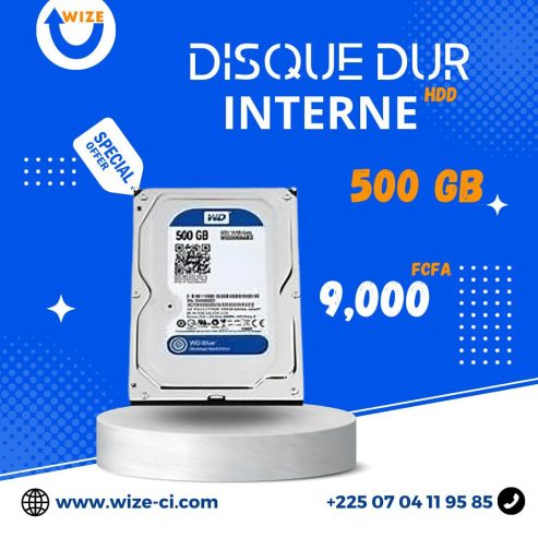 DISQUE DUR INTERNE WD, TOSHIBA & SEAGATE