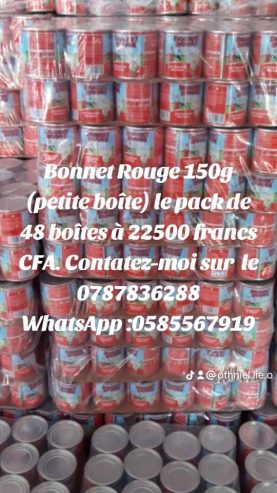 Bonnet Rouge petite boîte (150g)