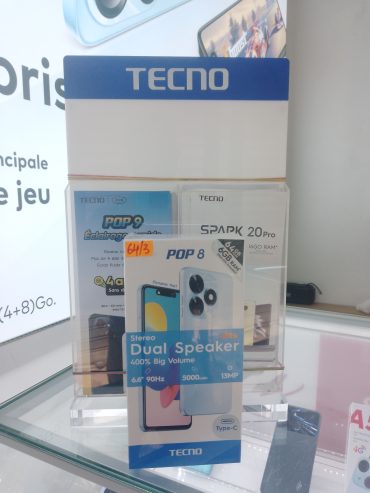 VENTE DE TÉLÉPHONE PORTABLE ORIGINAL NEUF ET SCELLÉ TECNO PO