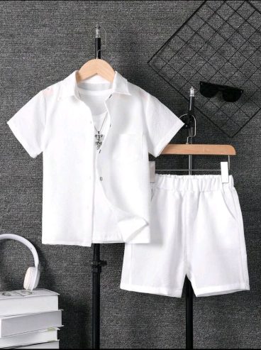 Ensemble Pantalon et chemise petit garçon