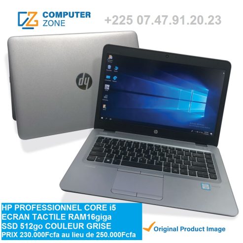 HP G3PRO CORE i5 ECRAN TACTILE RAM 16giga + SSD 512giga