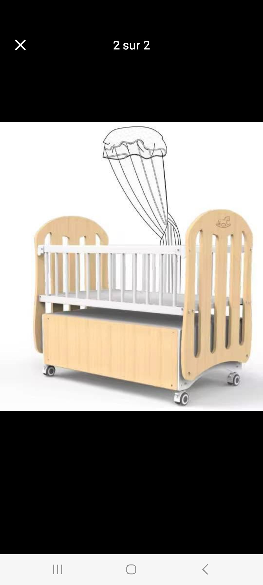 Berceau de bébé en bois disponible appels et whatsap 0758501