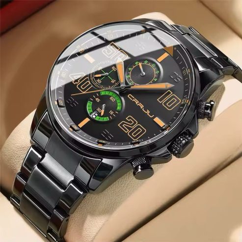 Montre à Quartz Tendance CRRJU Etanche