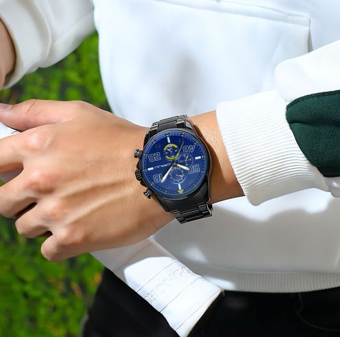 Montre à Quartz Tendance CRRJU Etanche